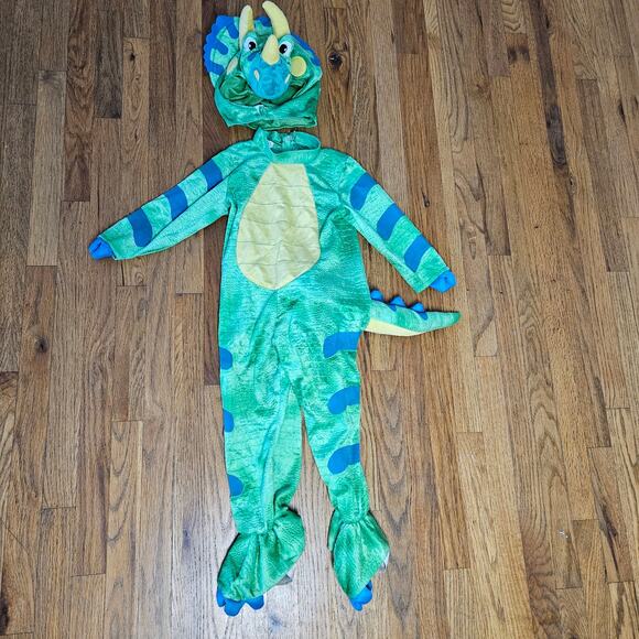 Spooktacular Creations Triceratops Child Dinosaur Costume Toddler 3T - Picture 3 of 10
